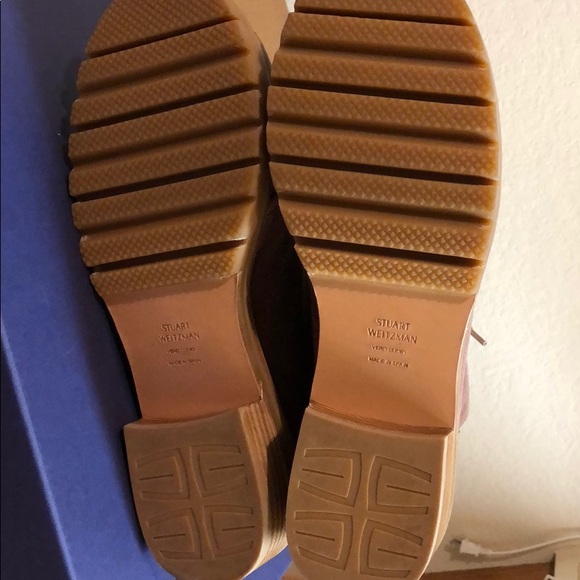 Stuart Weitzman Metermaid Velvet Hiking Boots - Picture 5 of 5